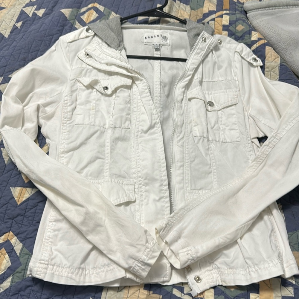 White Jacket with Hood